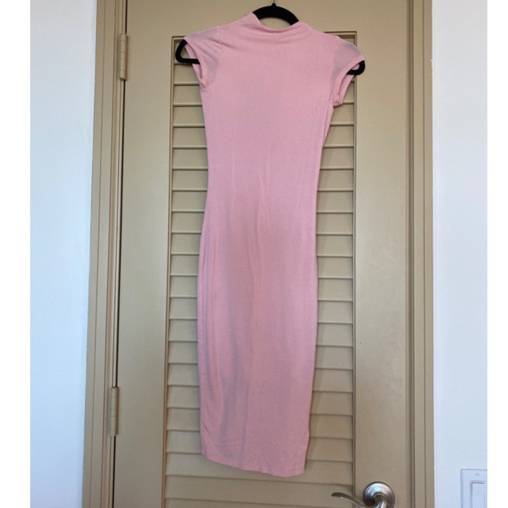Pink bodycon dress S